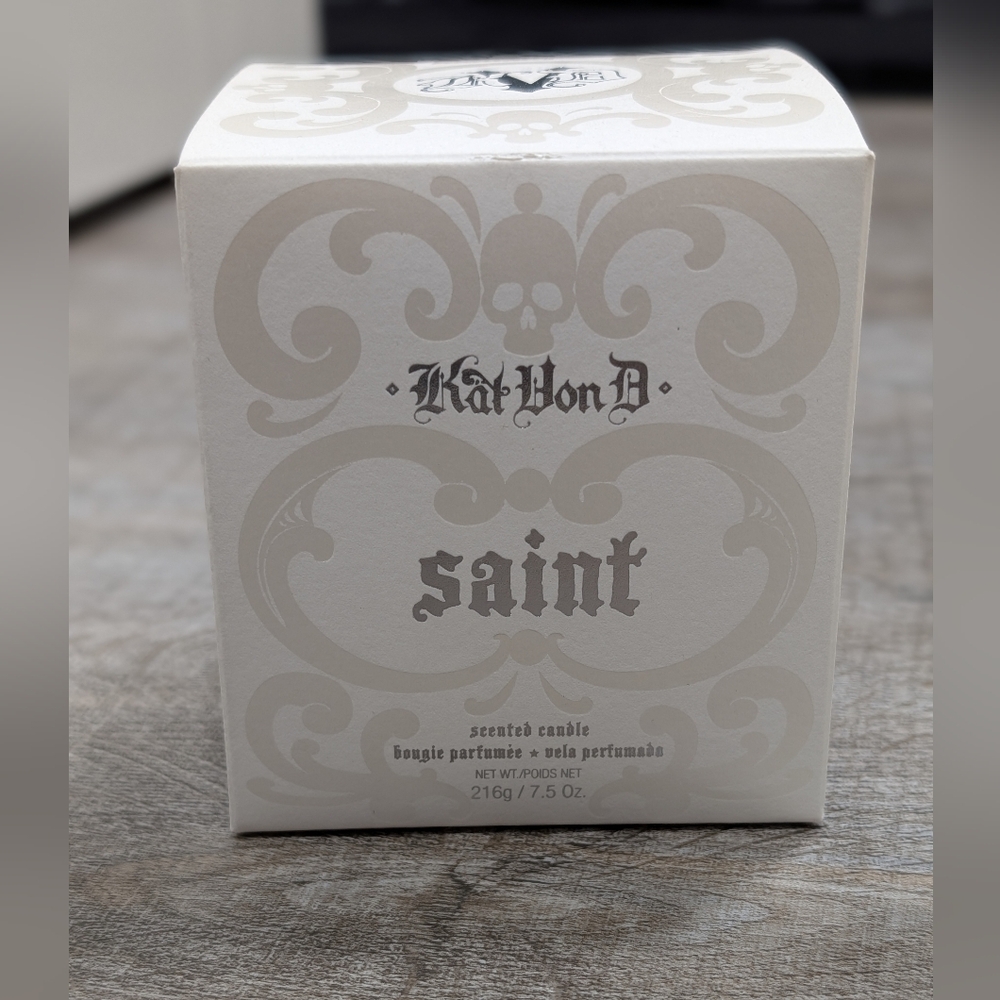 Kat Von D Saint Scented 7.5oz Candle - Rare! BNIB